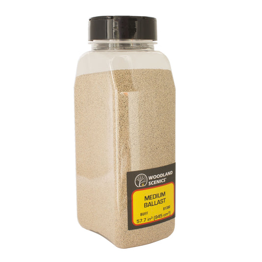 Woodland Scenics Shaker Ballast medium Buff (32 Oz) B1380