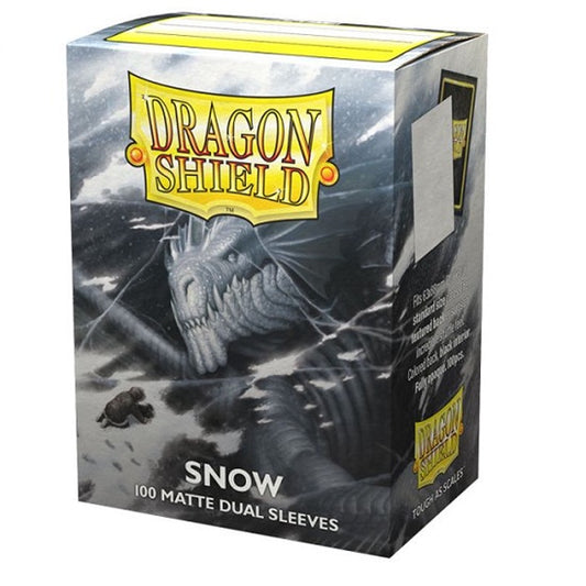 Dragon Shield Sleeves Matte Dual Snow (100)