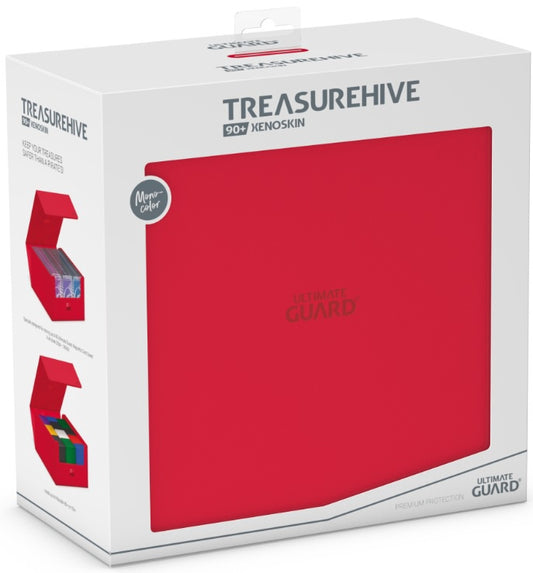 Ultimate Guard Deck Case Treasurehive 90+ Red