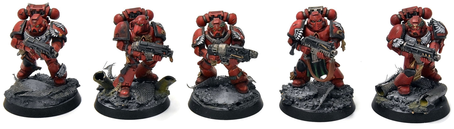 BLOOD ANGELS 10 Tactical Marines #21 PRO PAINTED Warhammer 40K