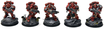 BLOOD ANGELS 10 Tactical Marines #21 PRO PAINTED Warhammer 40K