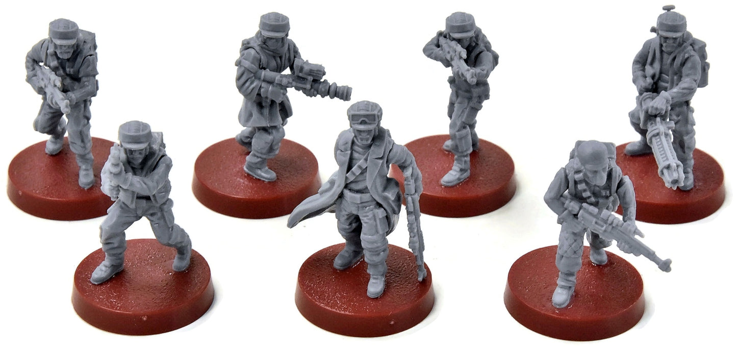 STAR WARS LEGION 7 Rebel Troopers #1