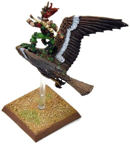 WOOD ELVES Warhawk Rider #3 PRO PAINTED METAL Fantasy