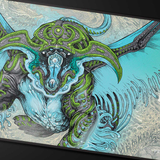 Ultra Pro Playmat MTG Return To Tarkir Temur Black Stitched
