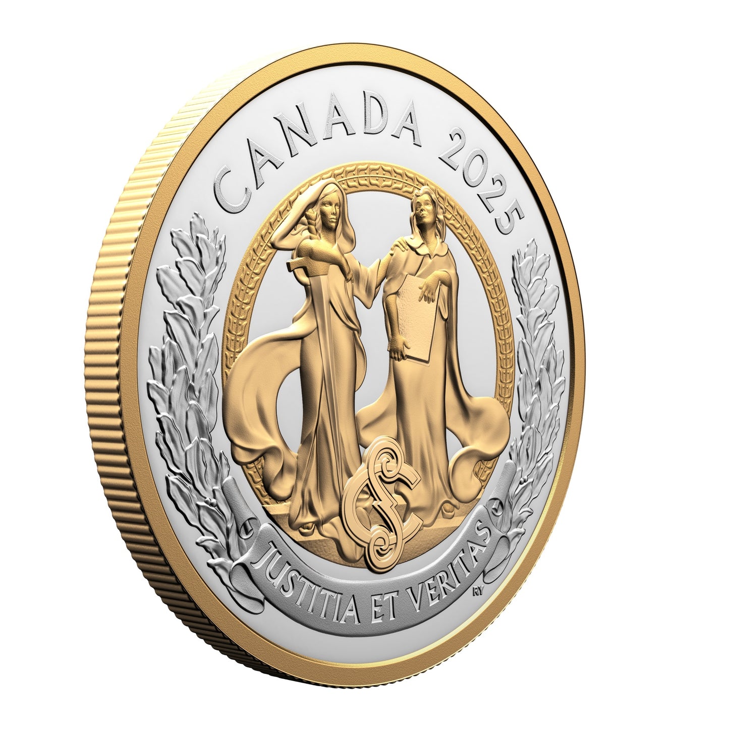 $20 Fine Silver Coin – Allegories of Justice and Truth