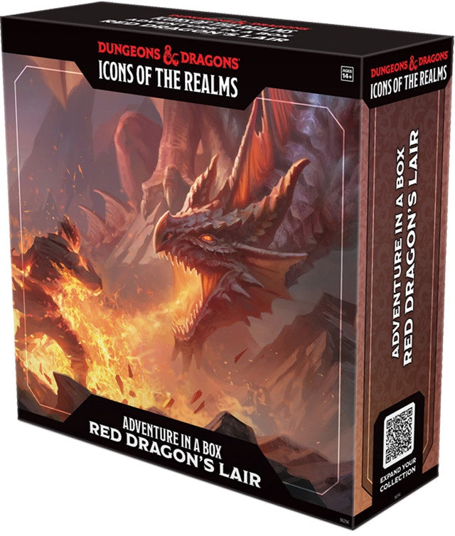 D&d Icons Adventure In A Box Red Dragons Lair