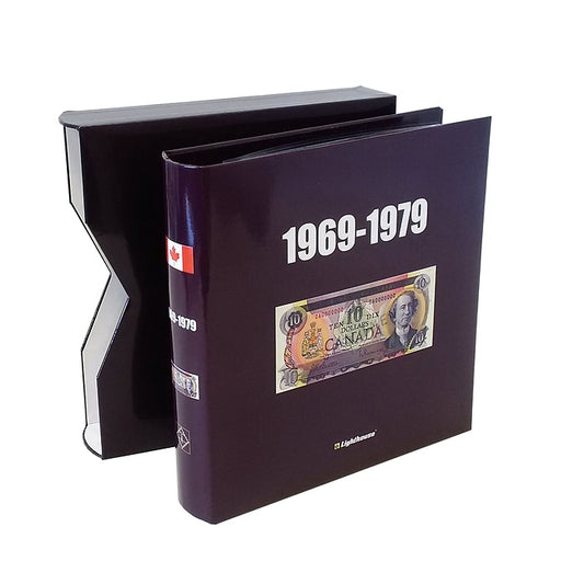 NUMIS Album for Canadian Banknotes, 1969-1979, blank