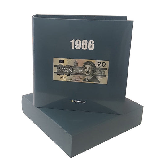 Numis Album For Canadian Banknotes 1986