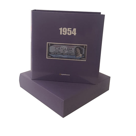Numis Album For Canadian Banknotes 1954
