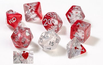 Sirius Dice Hearts Dice Set