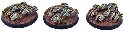 NECRONS 3 Scarab Swarms #6 WELL PAINTED Warhammer 40K