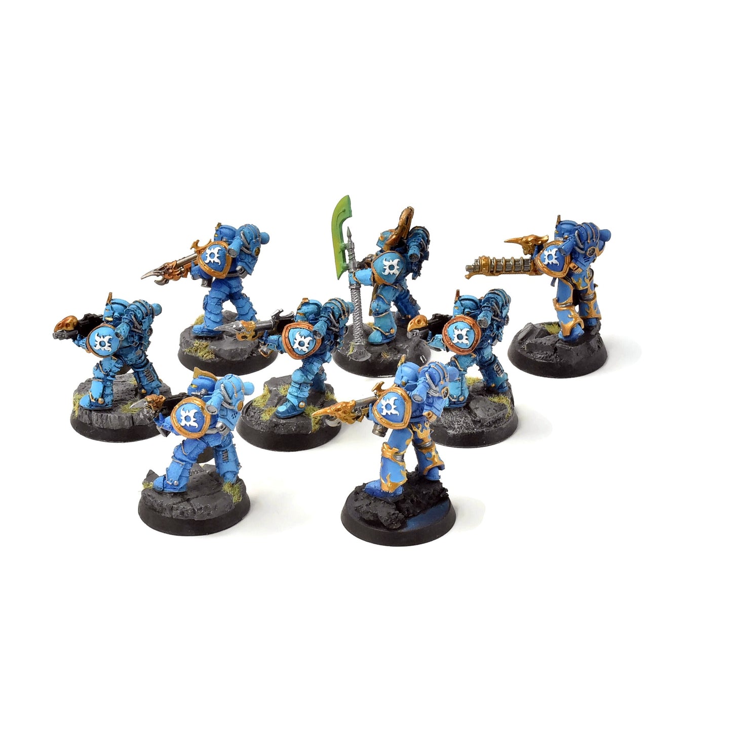THOUSAND SONS 8 Horus Heresy Rubric Marines FORGE WORLD PAINTED