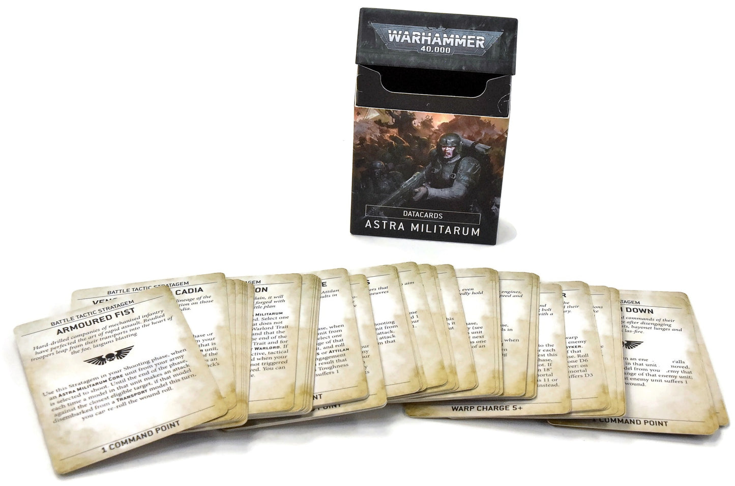 ASTRA MILITARUM Datacards Used Mint Condition Warhammer 40K