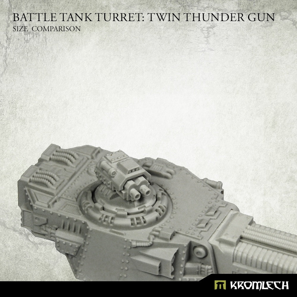 Battle Tank Turret - Twin Thunder Gun