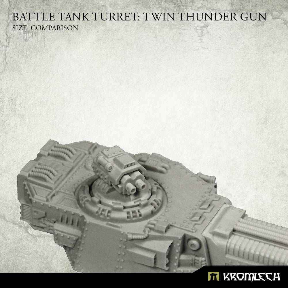 Battle Tank Turret - Twin Thunder Gun