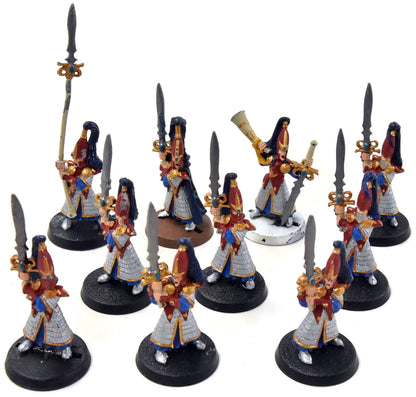 HIGH ELVES 10 Sword Masters #4 METAL Warhammer Fantasy