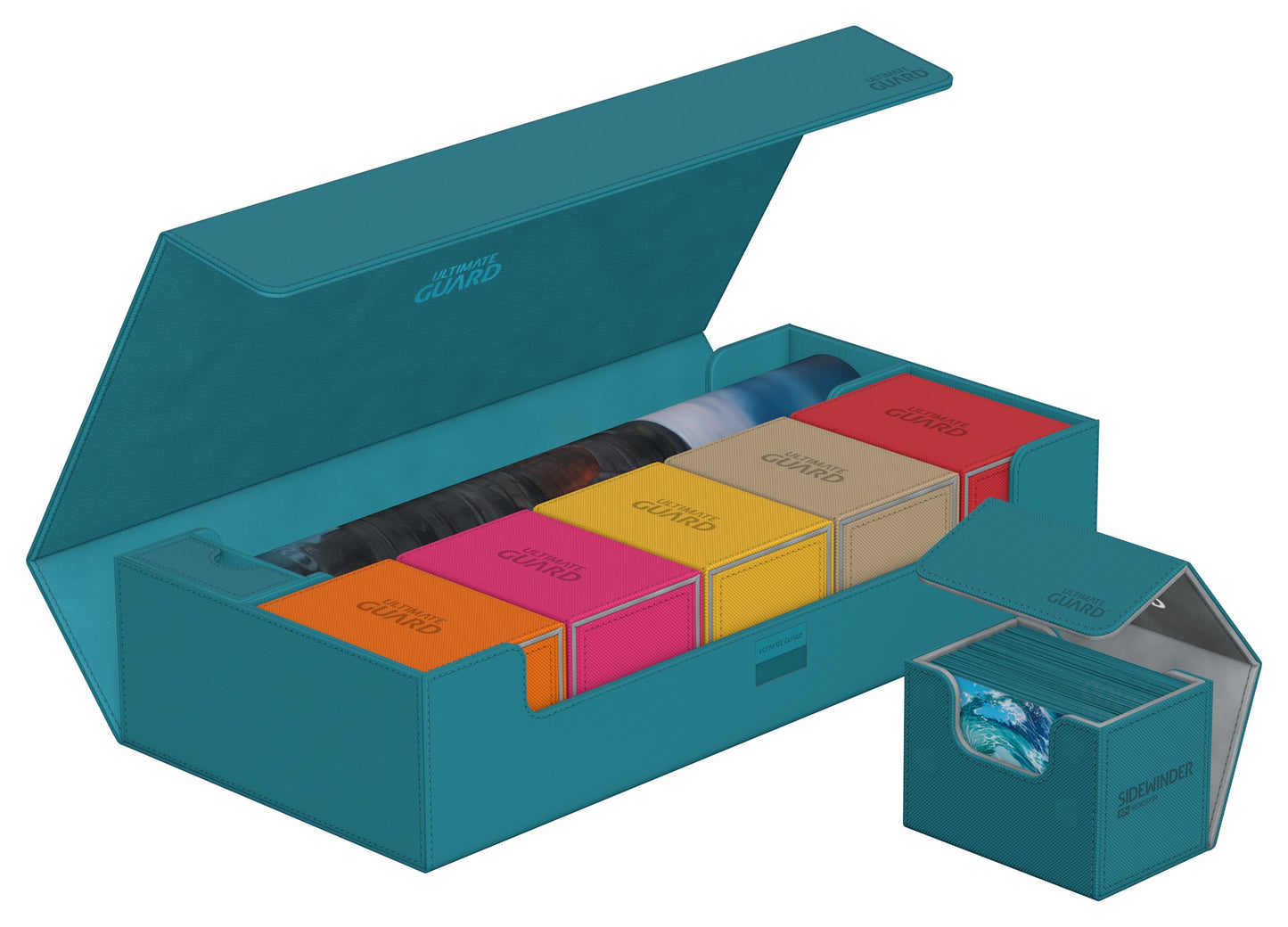 Ultimate Guard Deck Case Superhive 550+ Monocolor Petrol