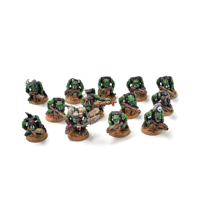 ORKS 12 Shoota Boyz With Nob #15 WELL PAINTED 40K
