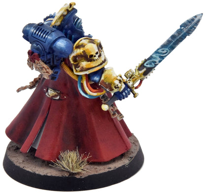SPACE MARINES Librarian #1 WELL PAINTED Warhammer 40K 4487