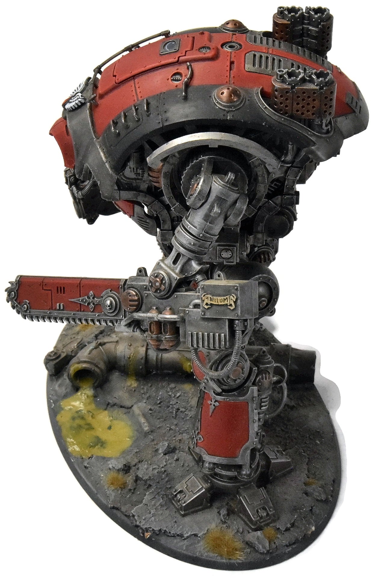 BLOOD ANGELS Imperial Knight #1 PRO PAINTED Warhammer 40K missing pads