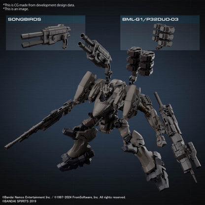 ARMORED CORE VI FIRES OF RUBICON RaD CC-2000 ORBITER NIGHTFALL 30MM Bandai