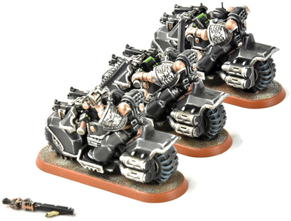 SPACE MARINES 3 Bikers #4 PRO PAINTED Warhammer 40K