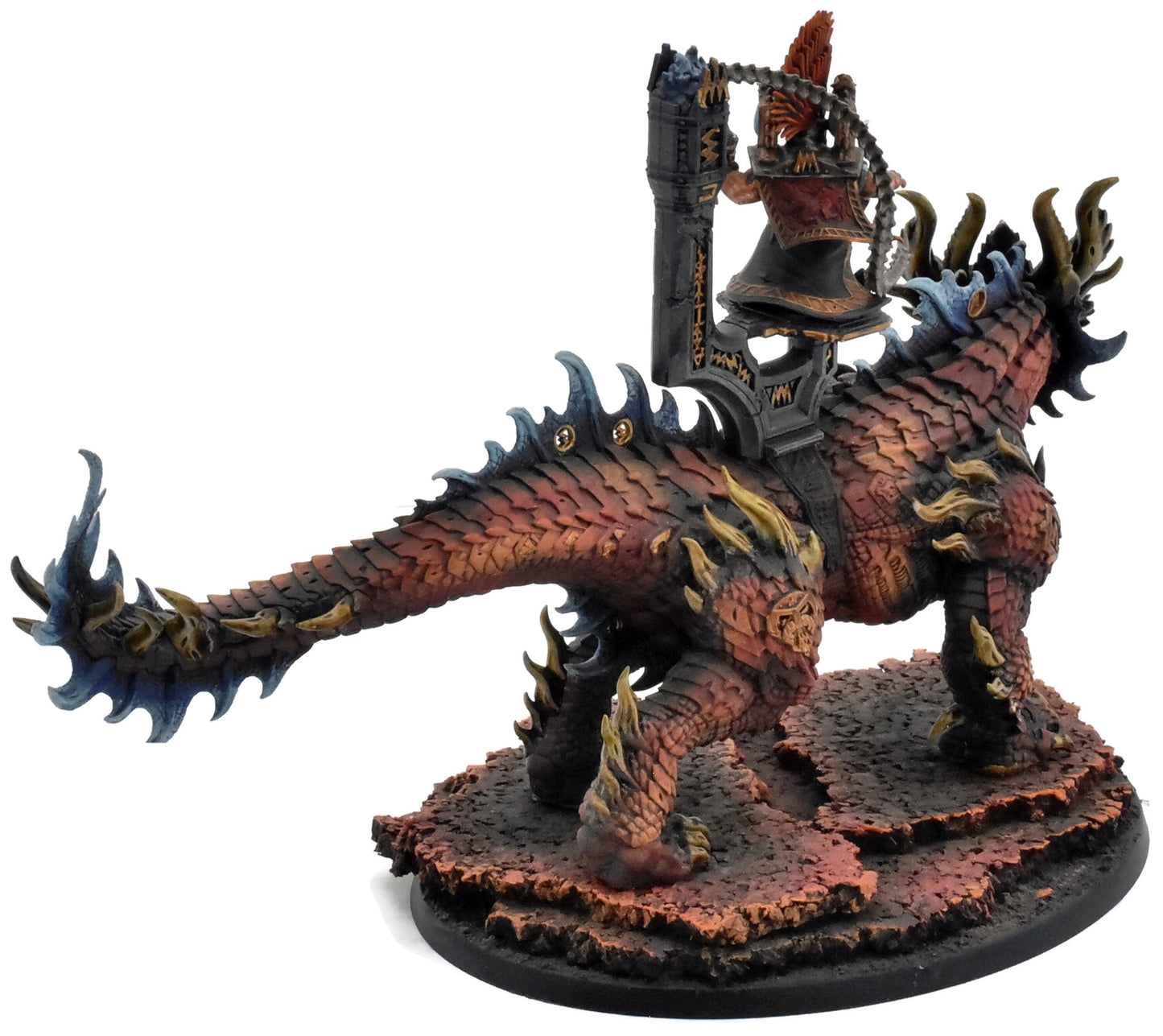 FYRESLAYERS Magmadroth #1 WELL PAINTED Warhammer Sigmar Converted