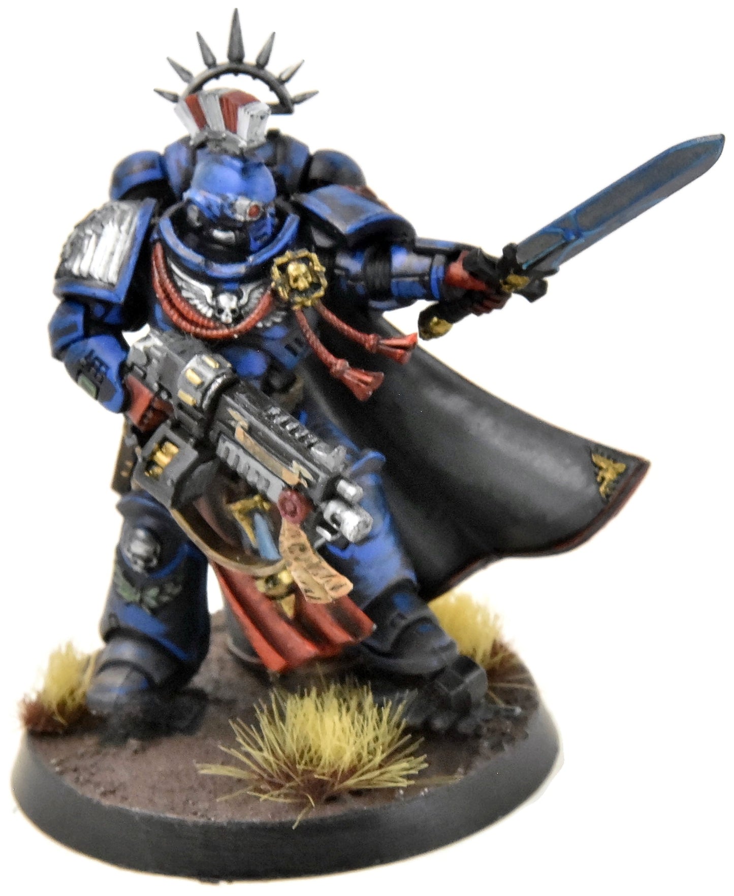 SPACE MARINES Primaris Captain #1 Warhammer 40K WELL PAINTED