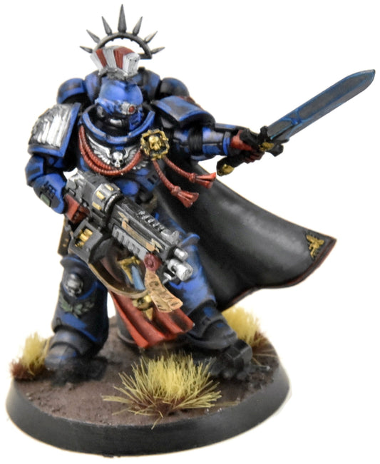 SPACE MARINES Primaris Captain #1 Warhammer 40K WELL PAINTED