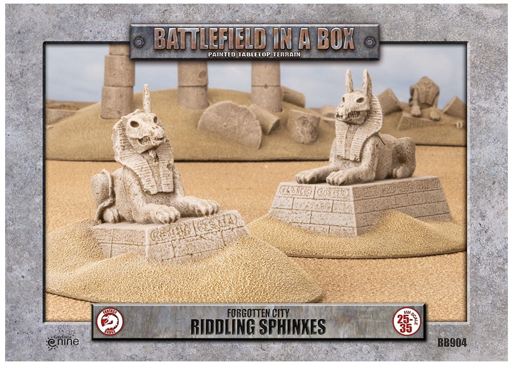 Battlefield in a Box - Forgotten City - Riddling Sphinxes