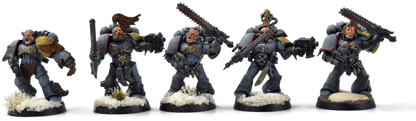 SPACE WOLVES 15 Blood Claws #1 WELL PAINTED Warhammer 40K