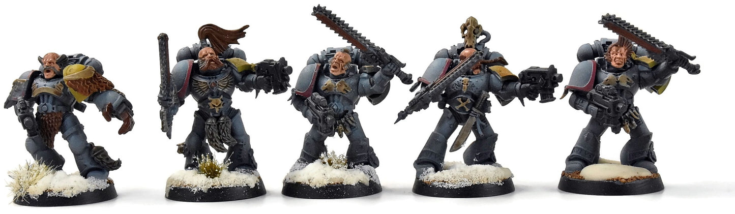 SPACE WOLVES 15 Blood Claws #1 WELL PAINTED Warhammer 40K