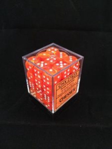 Vortex 36 * D6 Solar / White 12mm Chessex Dice (CHX27823)