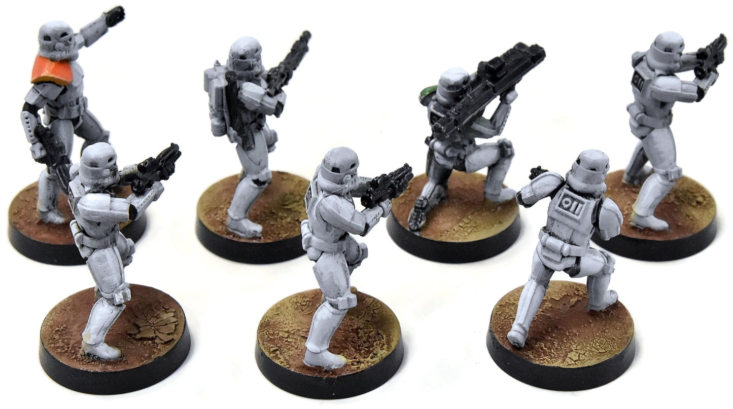 STAR WARS LEGION 7 Stormtroopers #2 PRO PAINTED empire