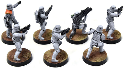 STAR WARS LEGION 7 Stormtroopers #2 PRO PAINTED empire