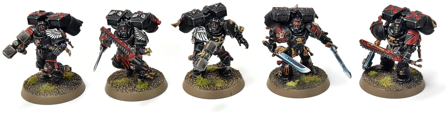 BLOOD ANGELS 5 Death Company With Jump Pack #19 PRO PAINTED Warhammer 40K