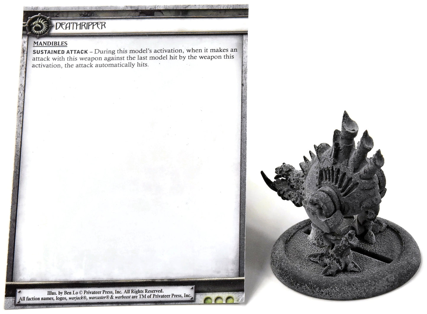 WARMACHINE Deathripper #1 METAL cryx