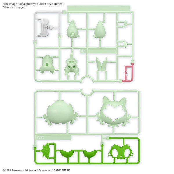 QUICK!! 18 SPRIGATITO Pokémon Model Kit Bandai