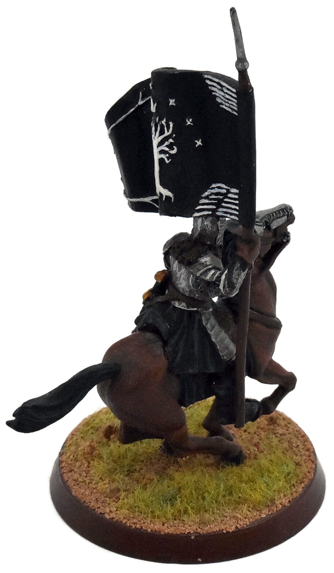 LOTR Banner Bearer Mounted Minas Tirith #1 METAL