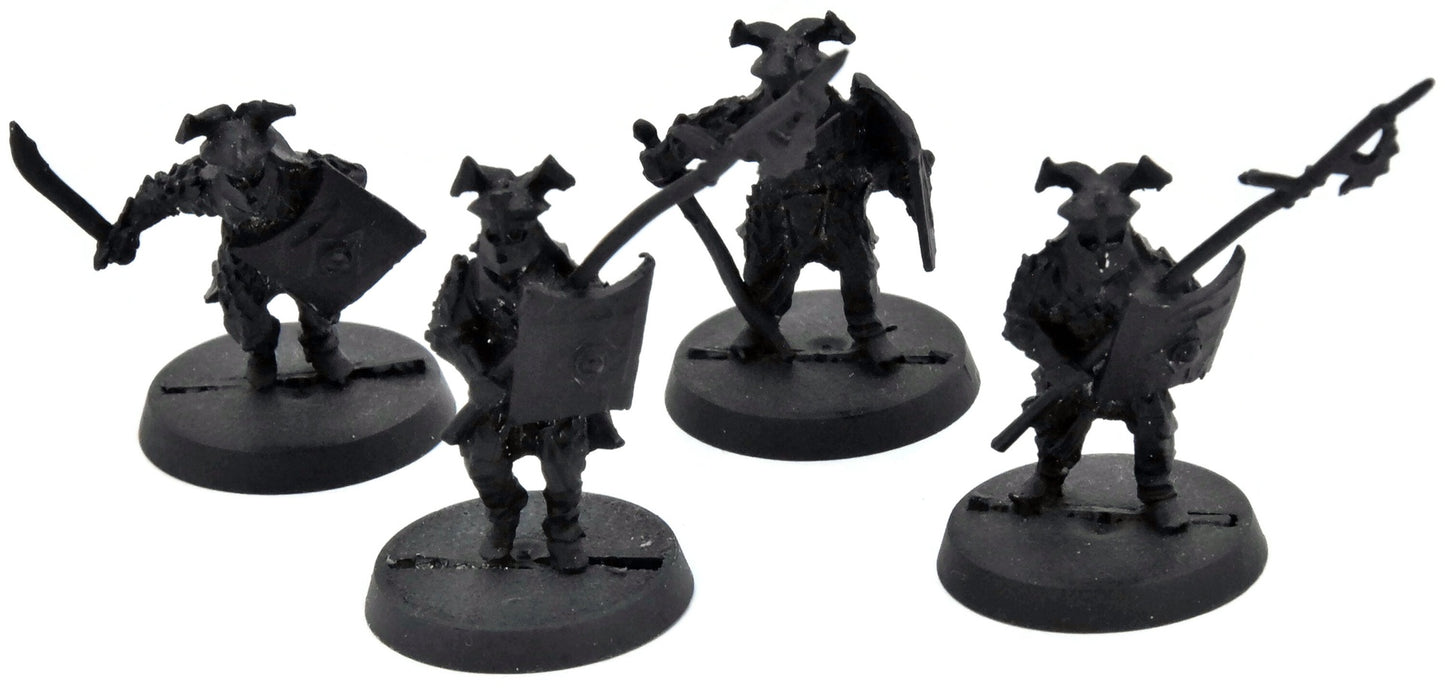 MIDDLE-EARTH 4 Easterling Warriors #1 METAL LOTR Easterlings