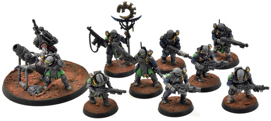GENESTEALER CULTS 10 Neophyte Hybrids with Mortar #1 WELL PAINTED Warhammer 40K
