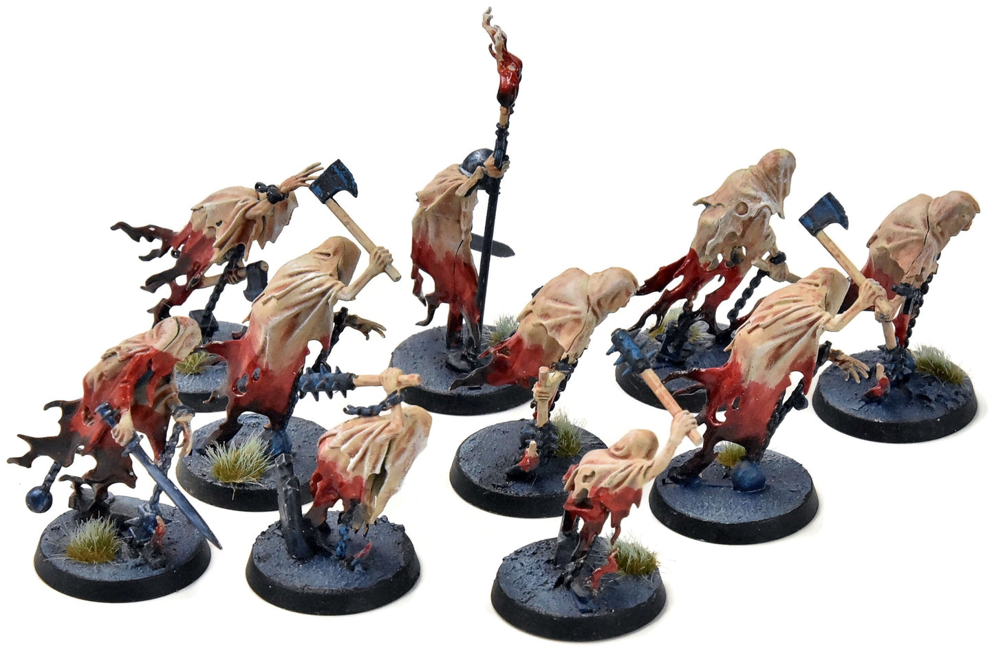 NIGHTHAUNT 10 Chainrasp Hordes #2 WELL PAINTED Sigmar
