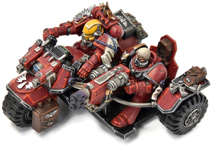 BLOOD ANGELS Attack bike #4 WELL PAINTED Warhammer 40K