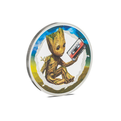 AGORO Marvel - Guardians of the Galaxy - Groot 1oz Silver Coin