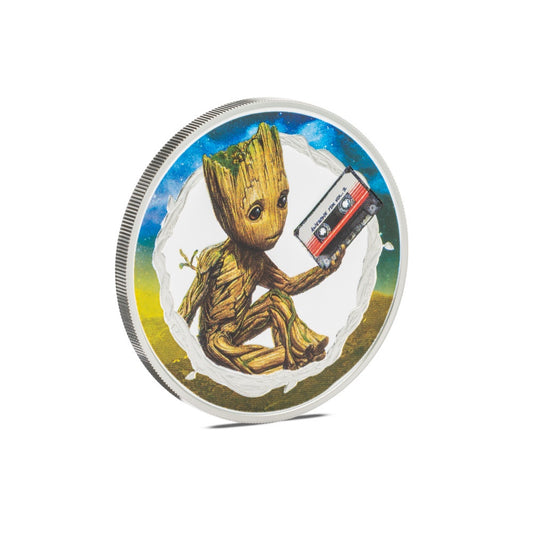AGORO Marvel - Guardians of the Galaxy - Groot 1oz Silver Coin