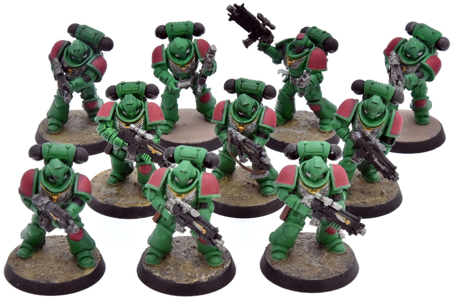 SPACE MARINES 10 Intercessors #1 Warhammer 40K Salamanders