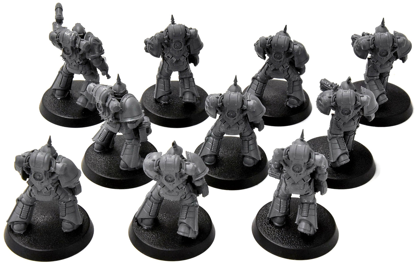 SPACE MARINES 10 Devastators Converted #1 BLACK TEMPLARS Warhammer 40K