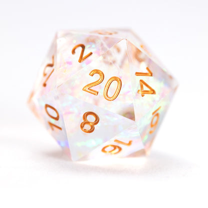 Sirius Dice Sharp-edged Crystal Fairy 7-die Set