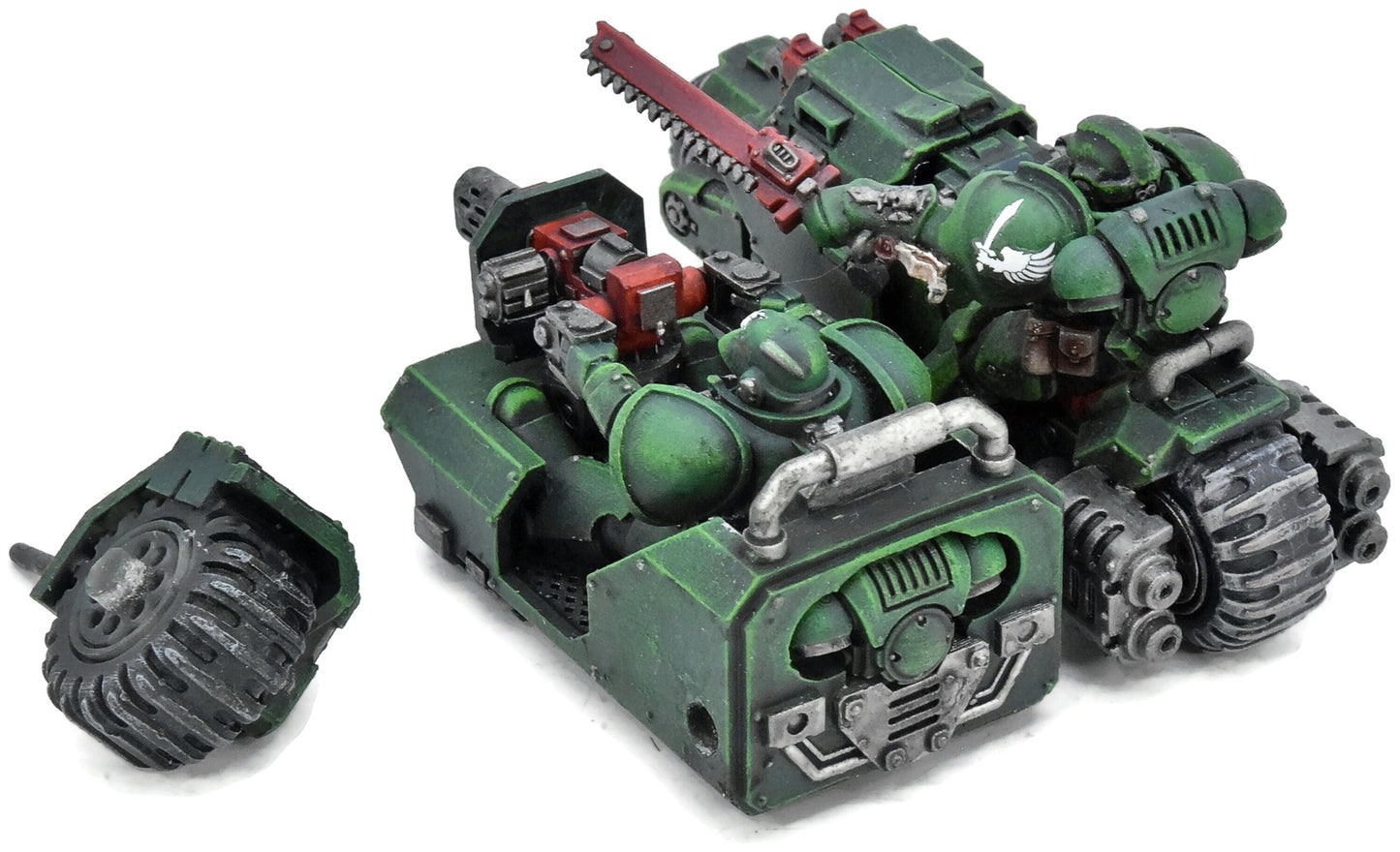 DARK ANGELS Outrider Attack Bike #2 WELL PAINTED Warhammer 40K