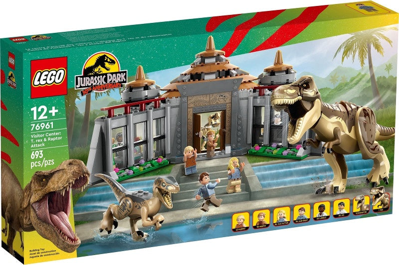 LEGO Visitor Center: T. rex & Raptor Attack (76961)